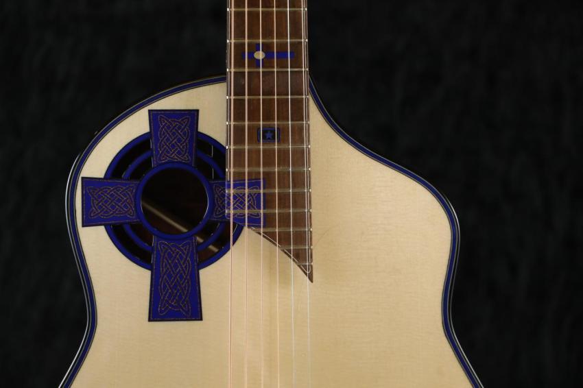 Celtic cross rosette closeup