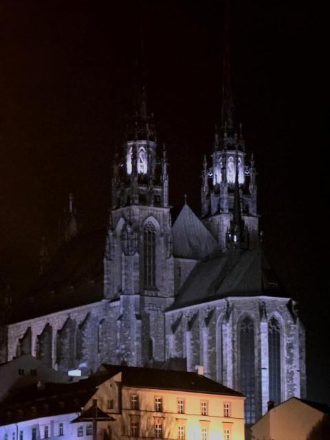 Cathedral of St. Peter and Paul at night